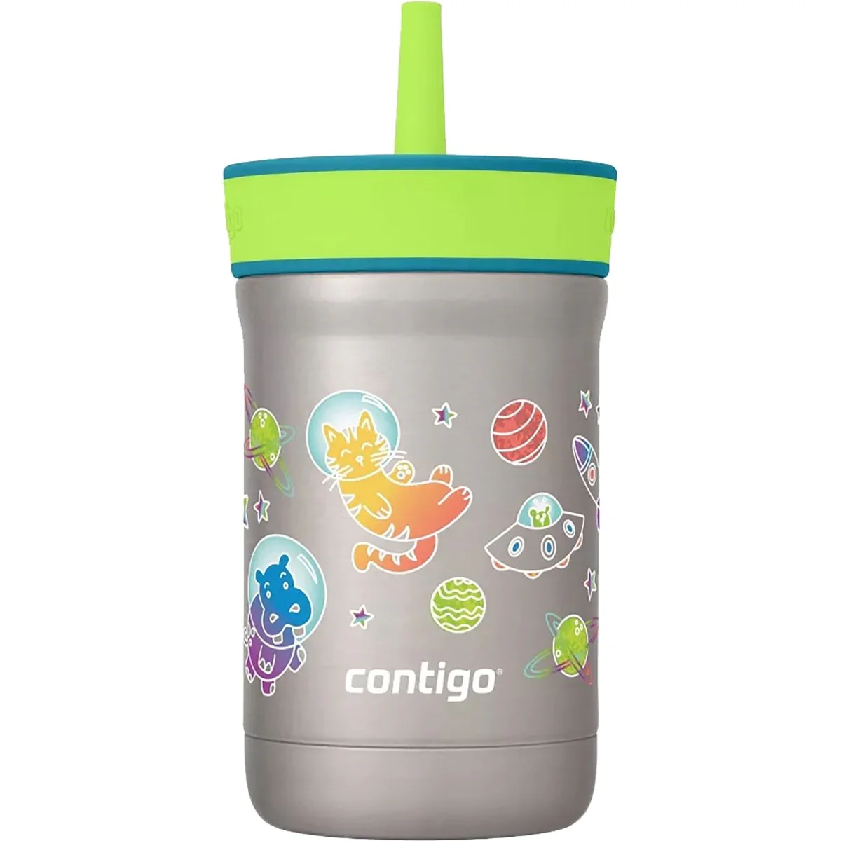 Contigo Kid's 12 oz. Leighton Spill-Proof Stainless Steel Tumbler with Straw - Image 15