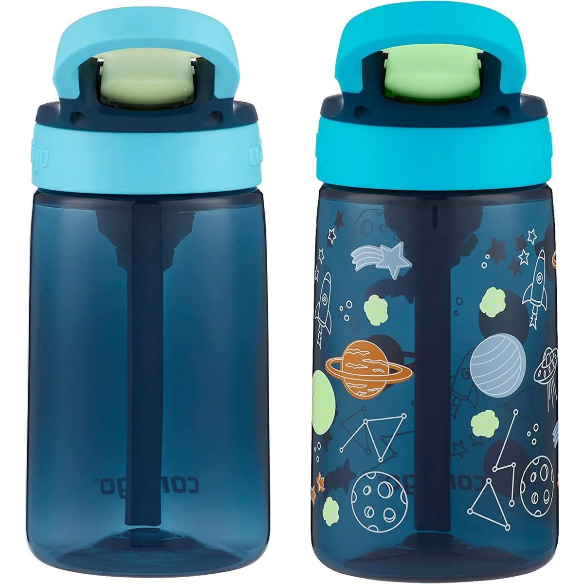 Contigo Kid's 14 oz. AutoSpout Straw Water Bottle with Easy-Clean Lid 2-Pack - Image 12