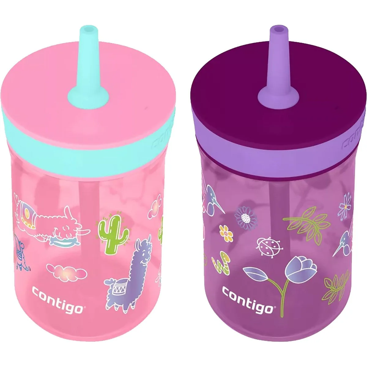 Contigo Kid's 14 oz. Leighton Spill-Proof Tumbler with Straw 2-Pack - Image 17