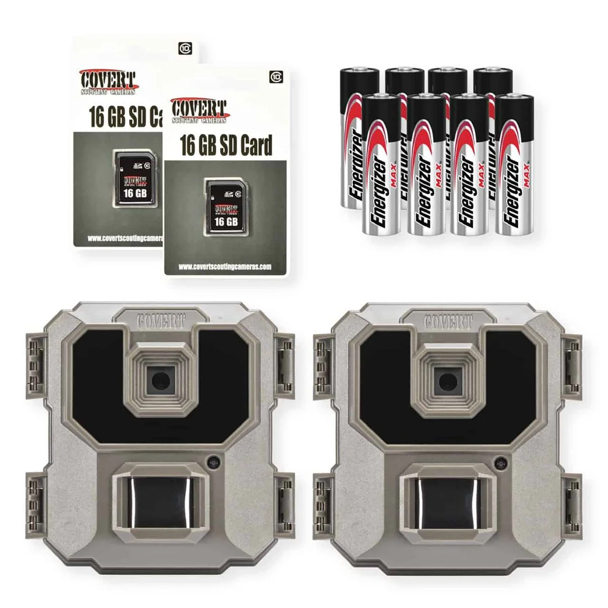 Covert MP9 2-Pack Bundle with Batteries and SD Card