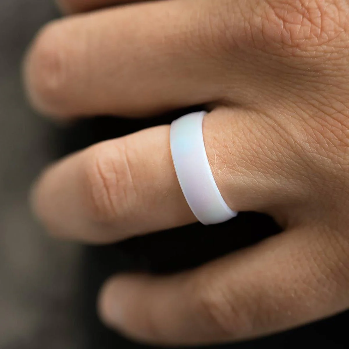 Enso Rings Classic Birthstone Series Silicone Ring - Ruby - Image 5