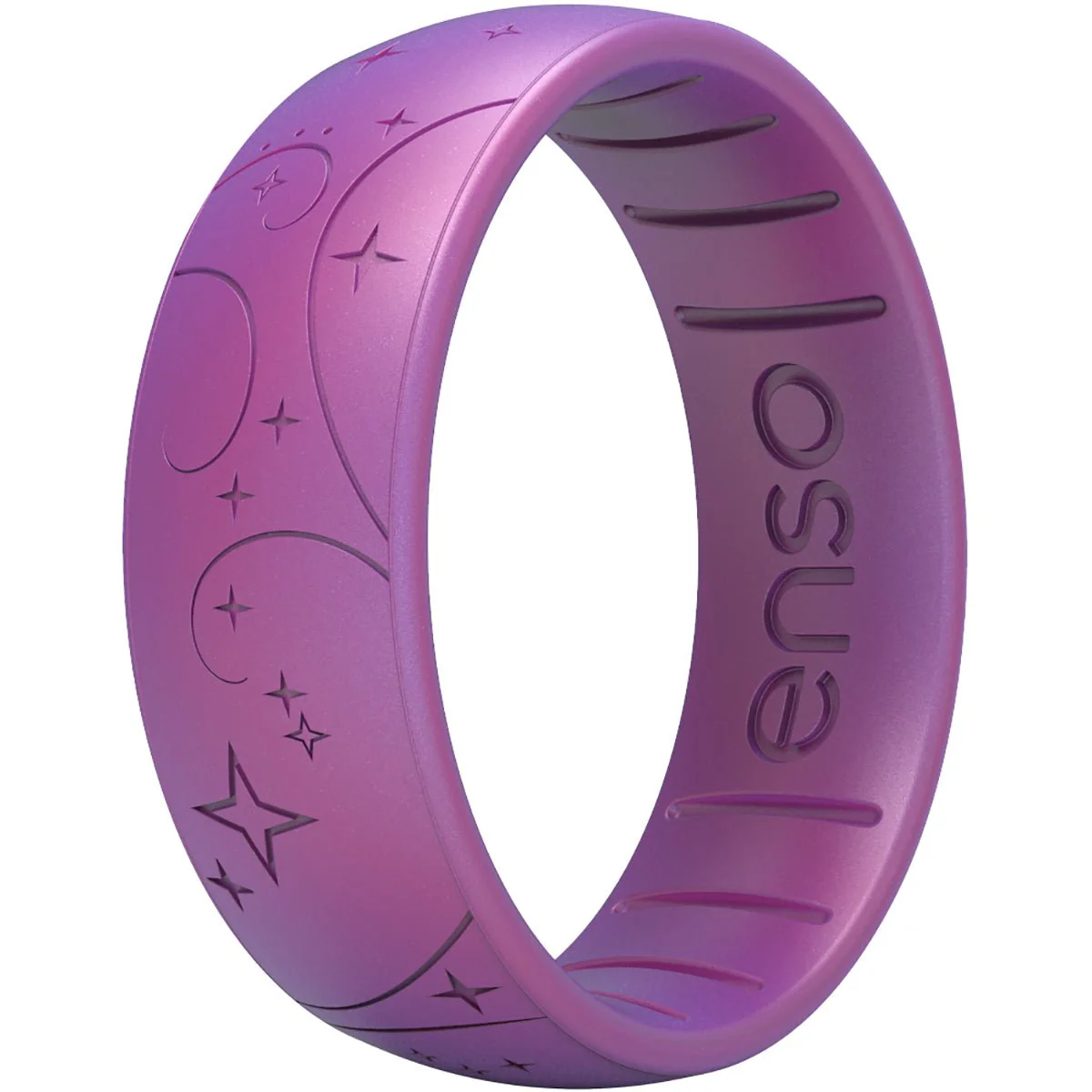 Enso Rings Classic Etched Legends Series Silicone Ring - 9 - Fairy Magic