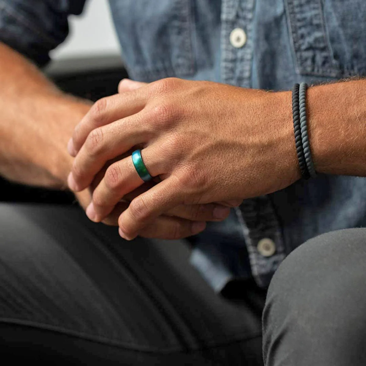 Enso Rings Classic Legends Series Silicone Ring - Mermaid - Image 2