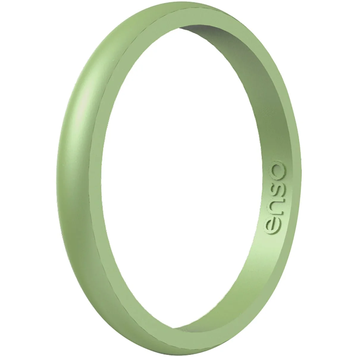 Enso Rings Halo Birthstone Series Silicone Ring - Peridot