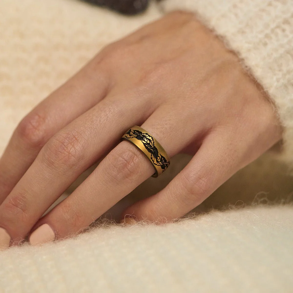 Enso Rings Lord of the Rings Feathers of Rohan Classic Silicone Ring - Image 2