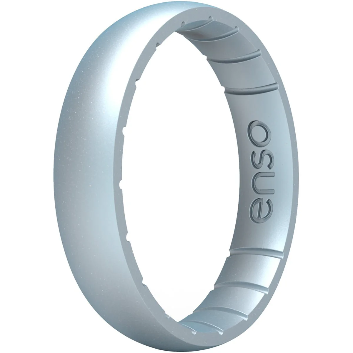 Enso Rings Thin Elements Series Silicone Ring - Diamond