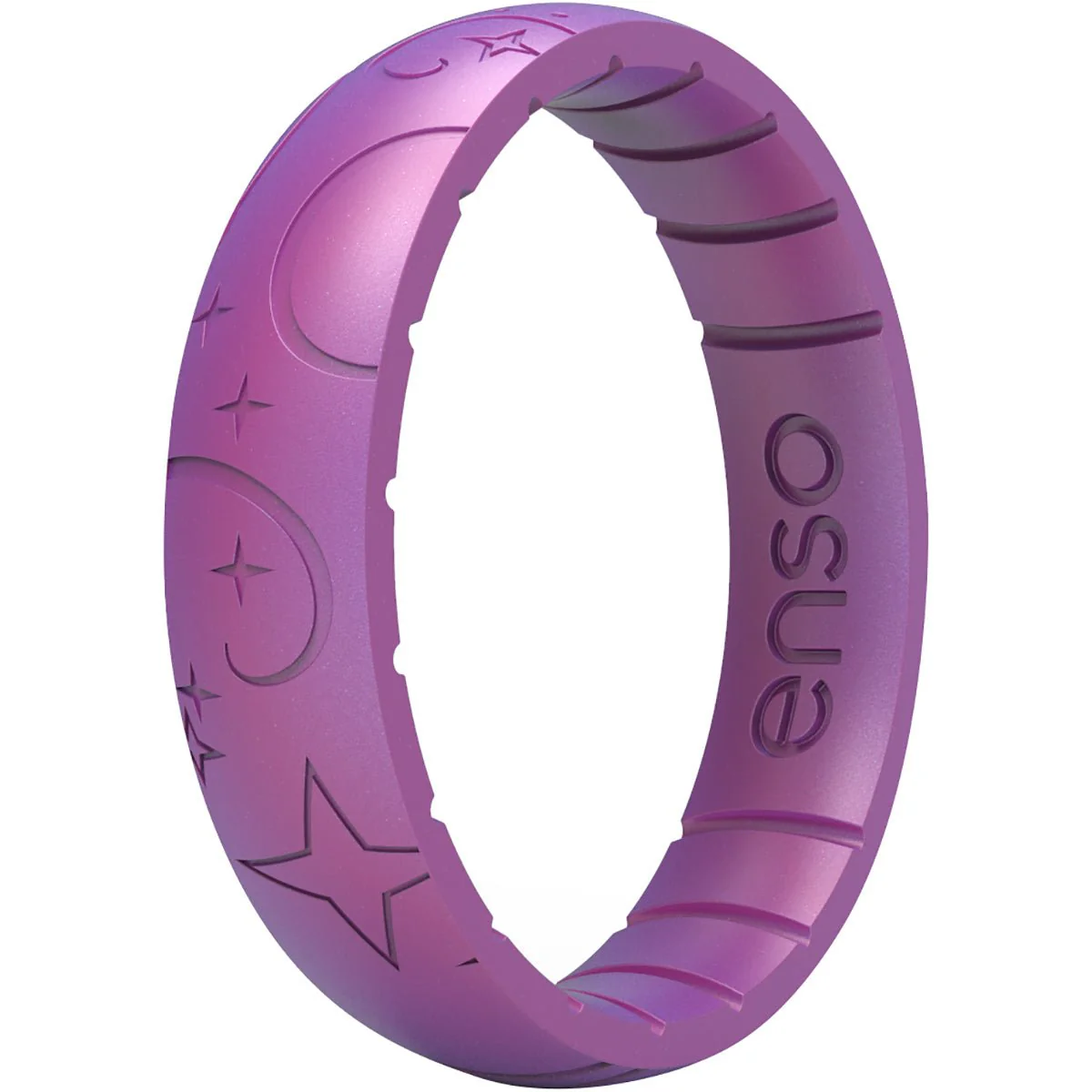 Enso Rings Thin Etched Legends Series Silicone Ring - 4 - Fairy Magic