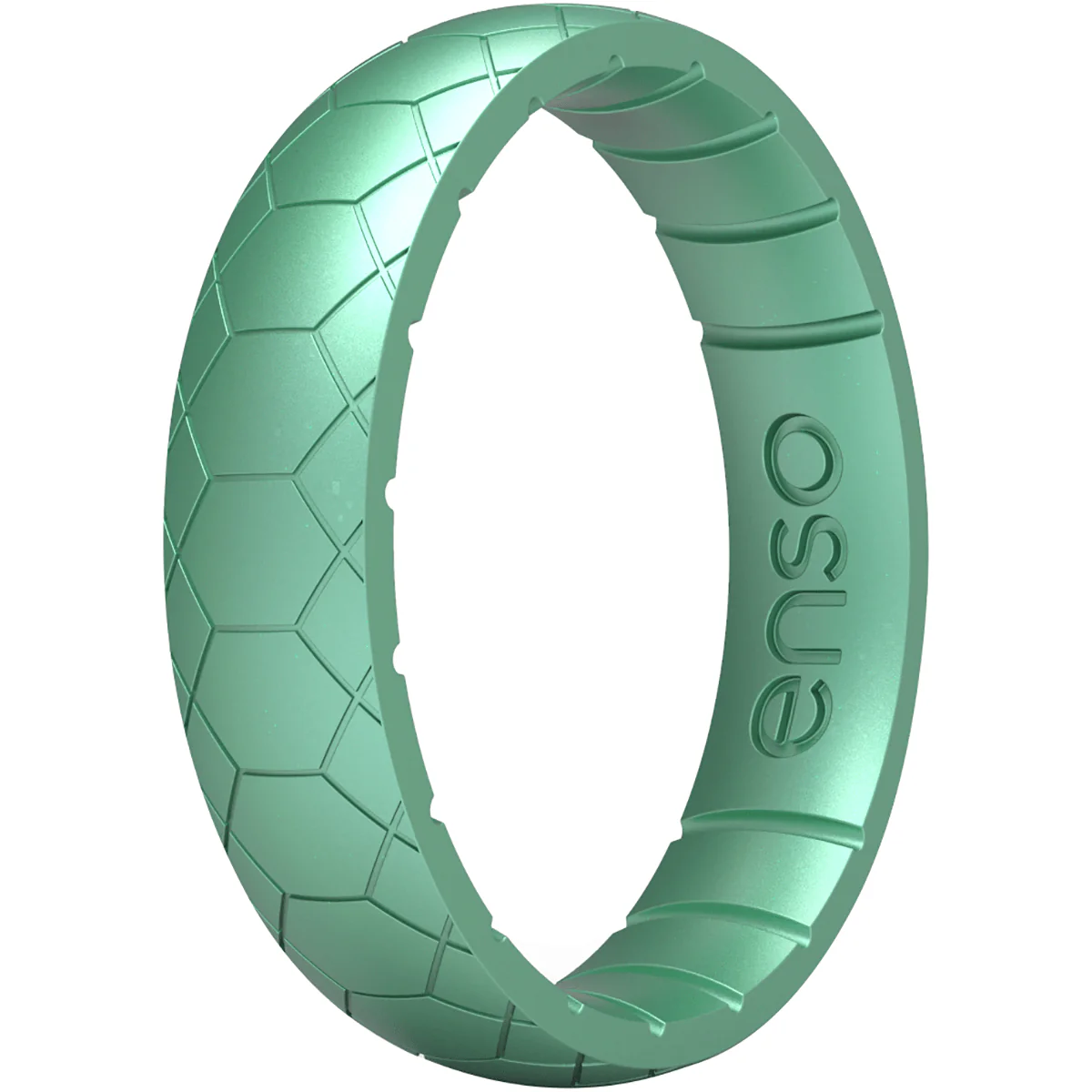 Enso Rings Thin Etched Legends Series Silicone Ring - 8 - Medusa Snake