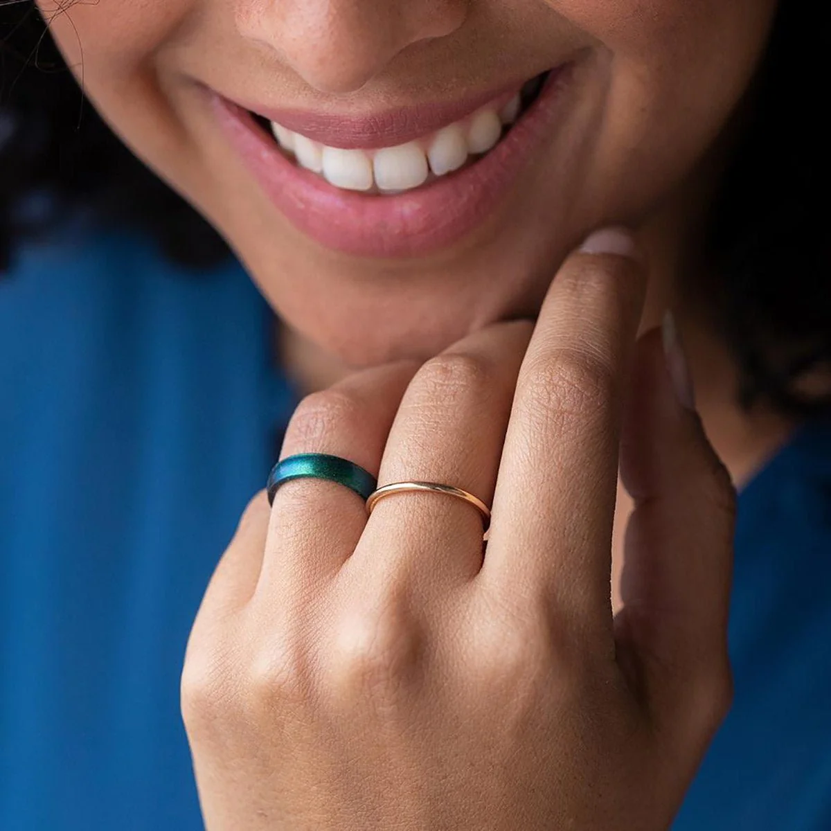 Enso Rings Thin Legends Series Silicone Ring - Poseidon - Image 5