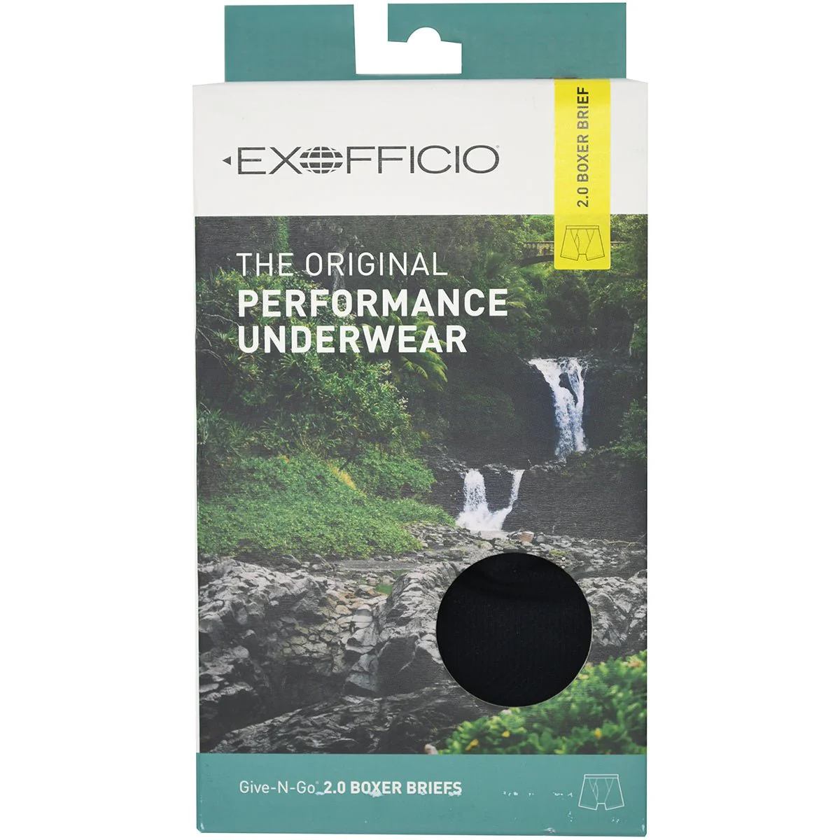 ExOfficio 3" Give-N-Go 2.0 Boxer Briefs 2-Pack - Black - Image 2