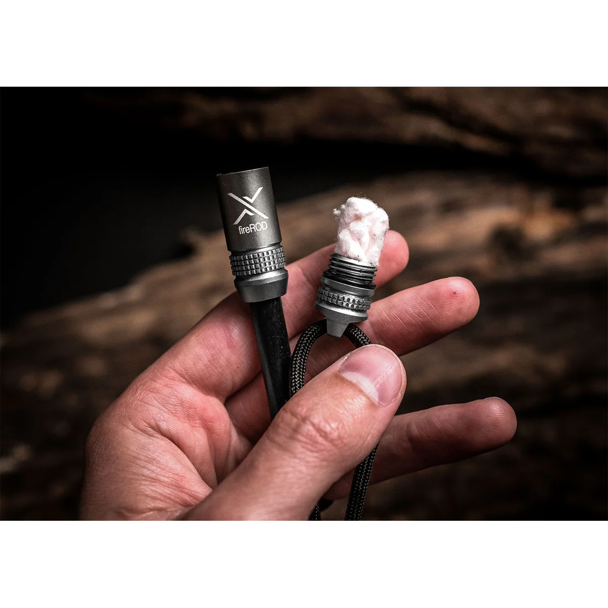 Exotac fireROD Ferrocerium Firestarter with Tinder Capsule - Image 3