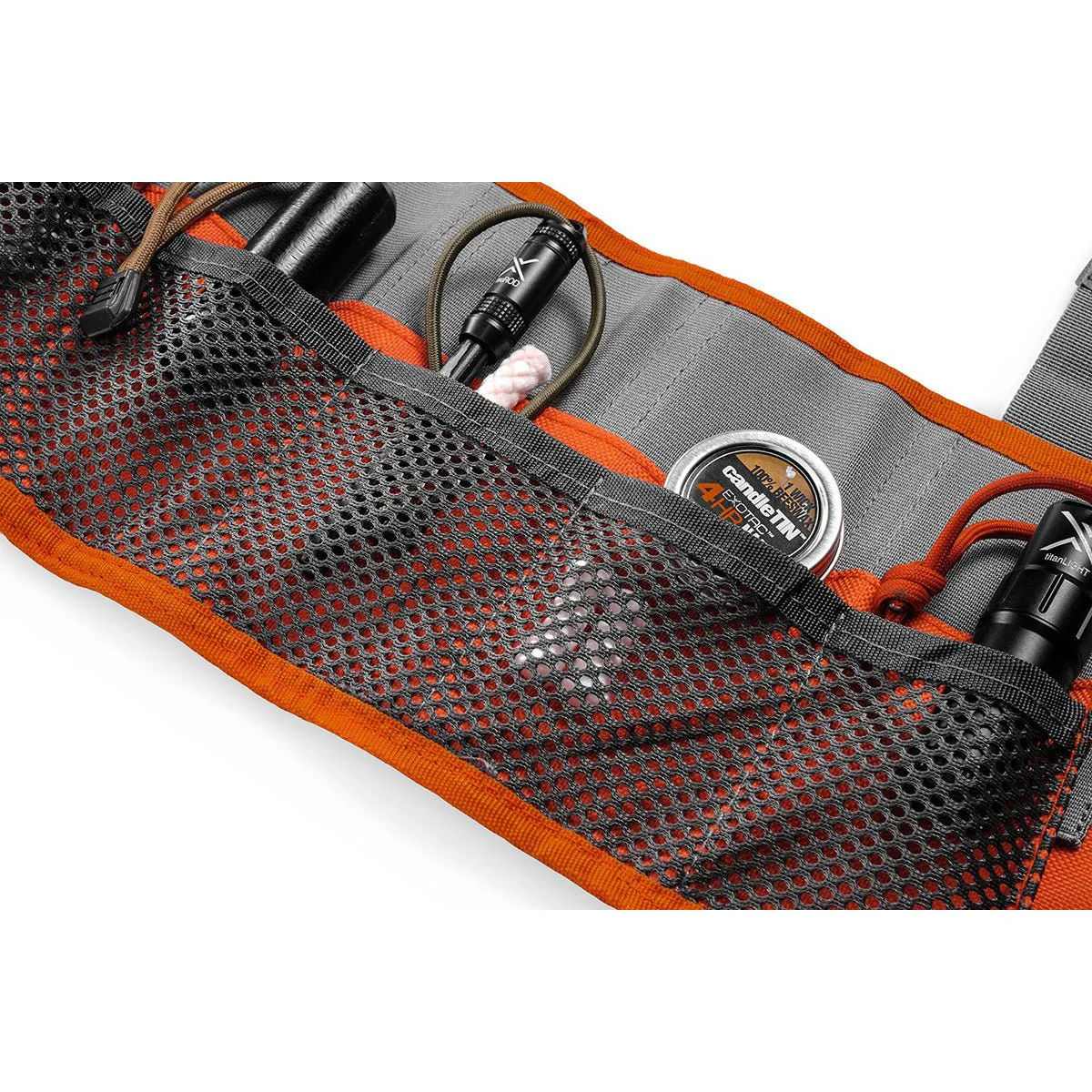 Exotac toolROLL Fire Starter Gear Carrier - Black/Orange - Image 2