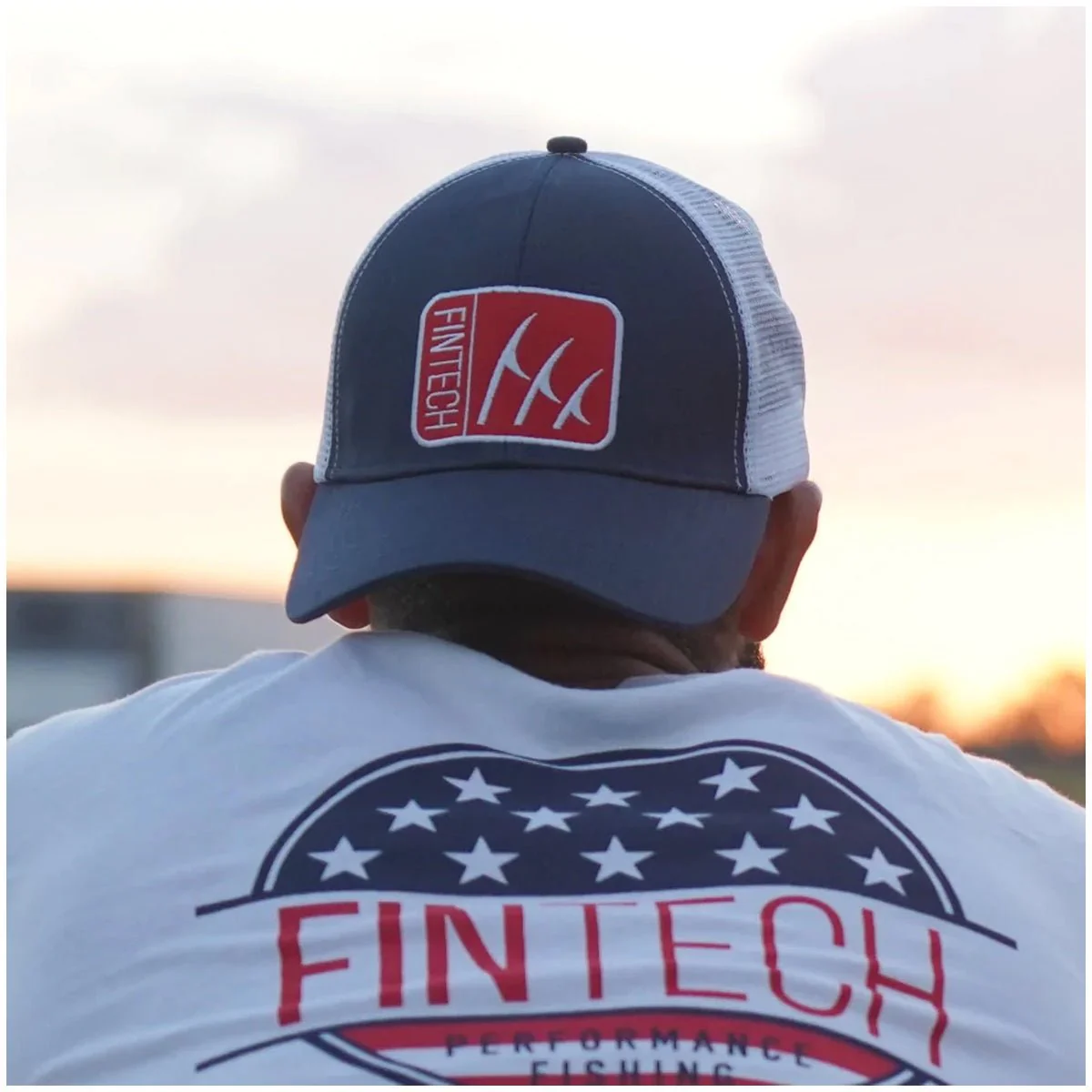 Fintech Box Logo 2C Snapback Hat - Image 3