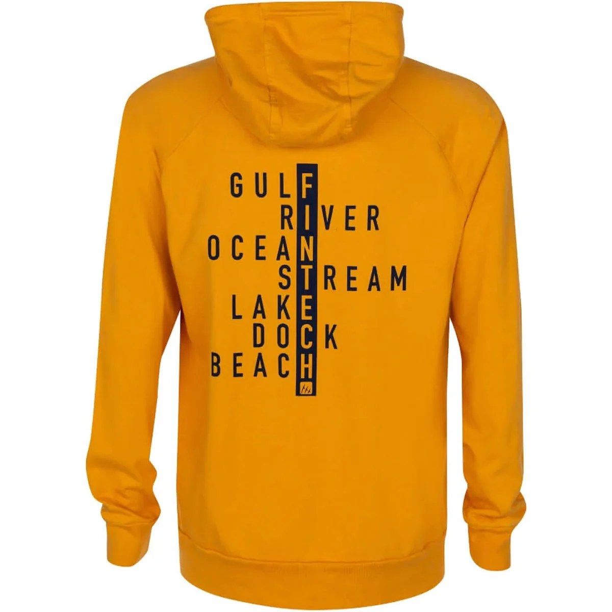 Fintech Fish Anywhere Point Breeze Fleece Pullover Hoodie - Autumn Blaze - Image 3