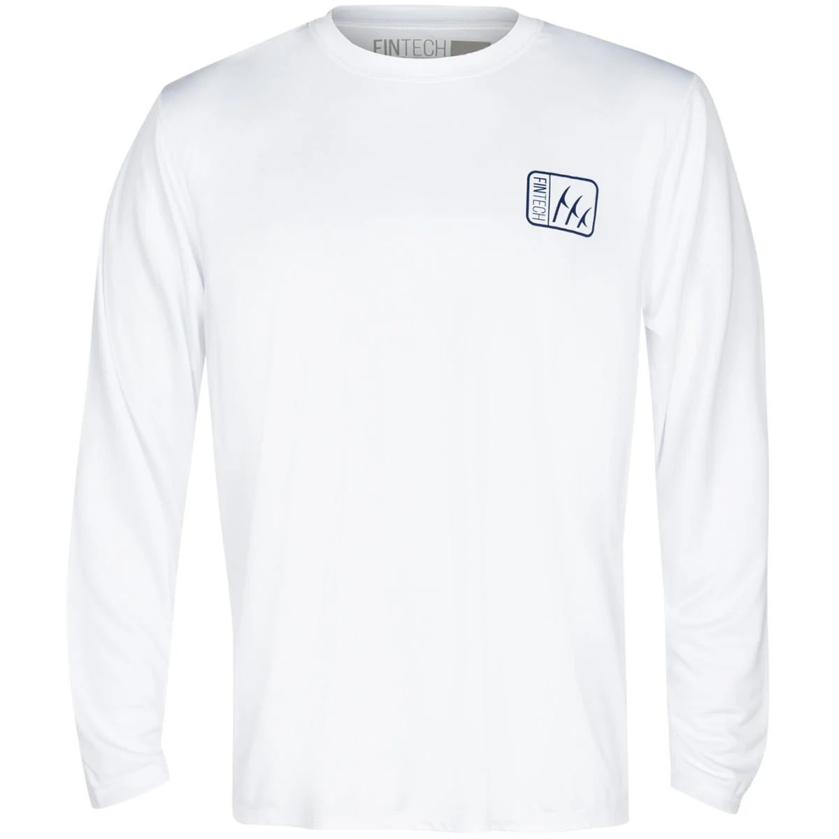 Fintech Fish To Live To Fish Sun Defender UV Long Sleeve Shirt - Brilliant White