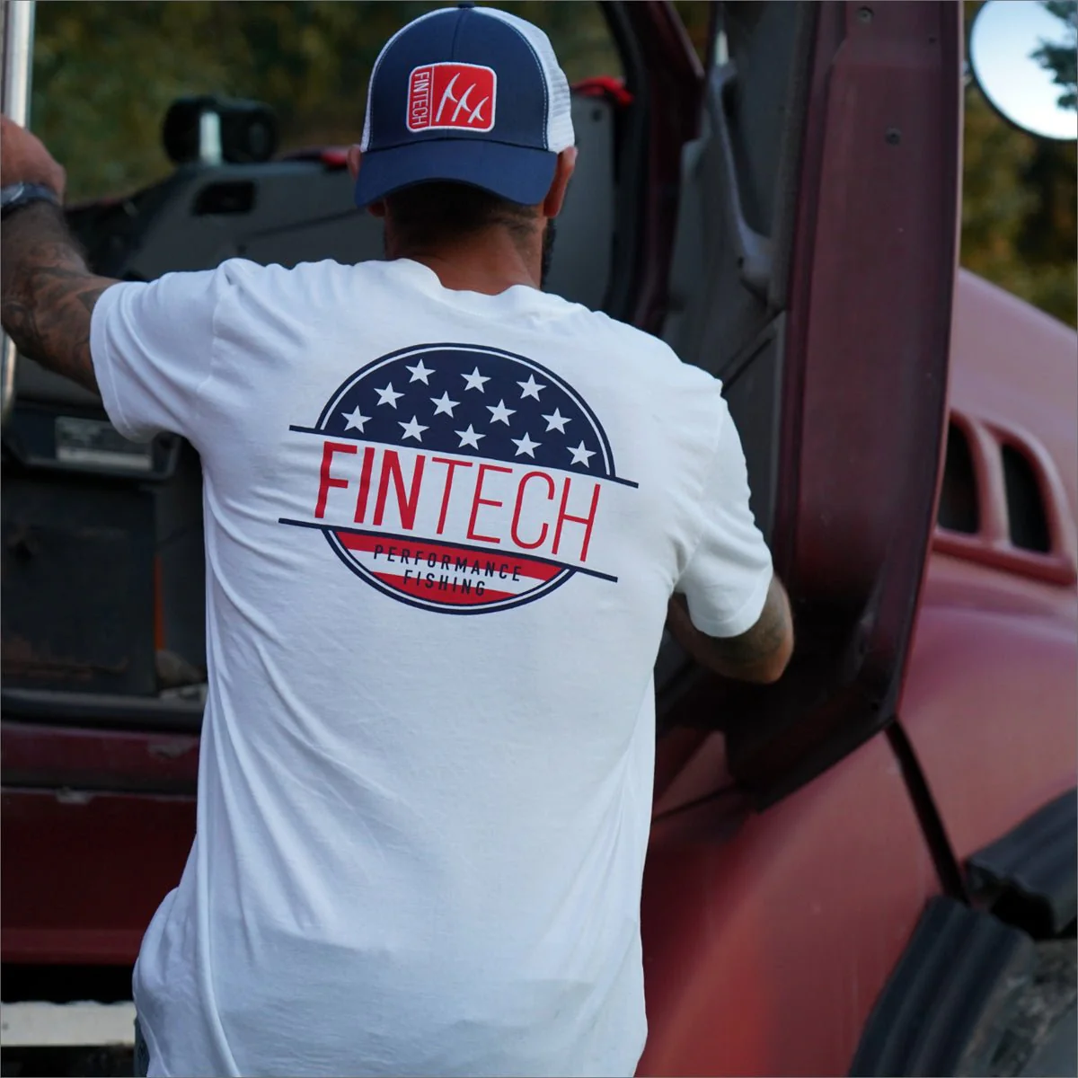 Fintech FPF Rising USA Graphic T-Shirt - Brilliant White - Image 3