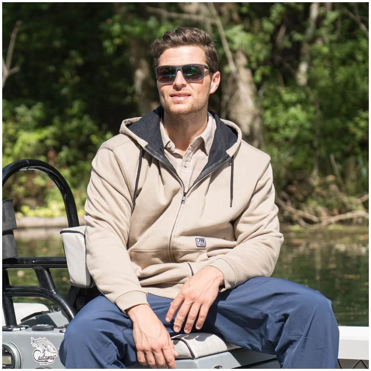 Fintech Heavy-Duty Fleece Full Zip Hoodie - Image 5
