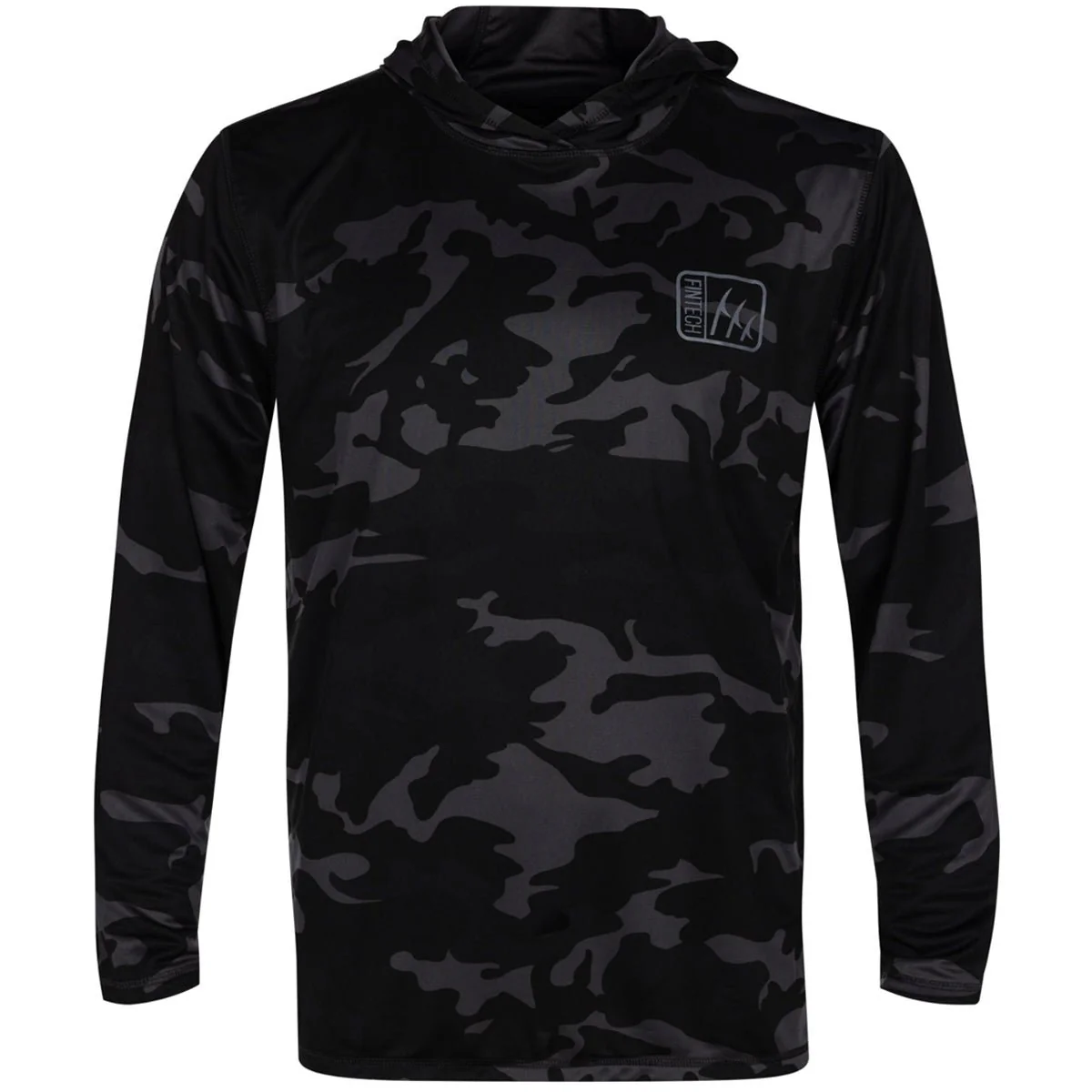 Fintech Logo 1C UV Pullover Hoodie - Jet Set