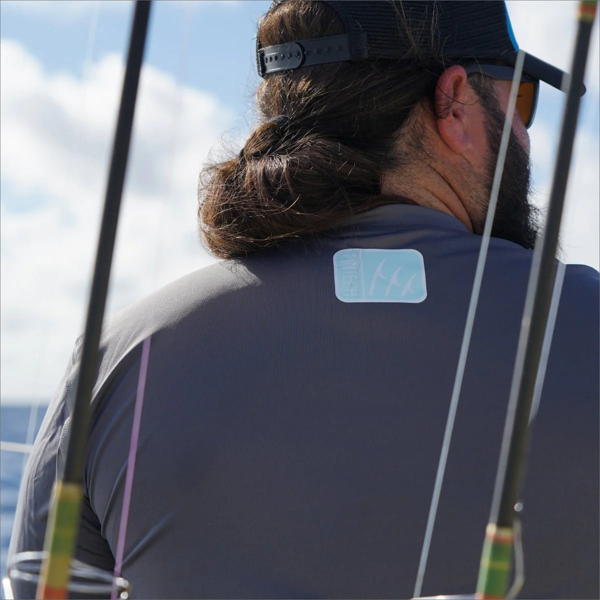 Fintech Spine Sun Defender UV Long Sleeve T-Shirt - Castlerock - Image 4