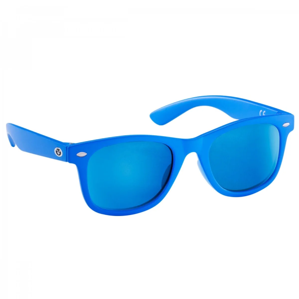 Flying Fisherman Pinfish Jr Angler Kids Sunglasses - Matte Blue/Blue Mirror