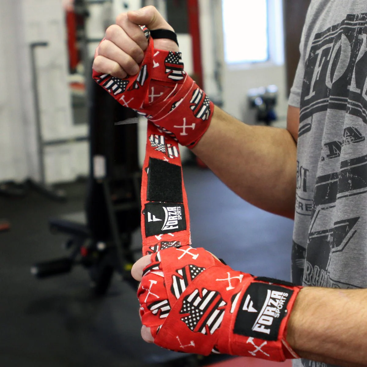 Forza Sports 180" Mexican Style Handwraps - Pattern & Matching Solid 2-Pack - Image 38