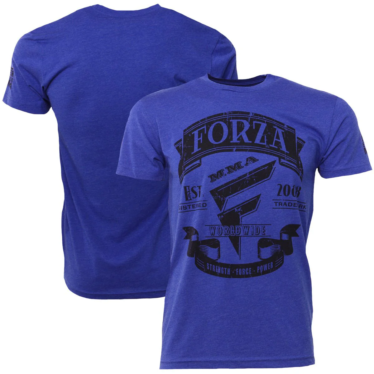 Forza Sports "Origins" MMA T-Shirt - Royal Blue