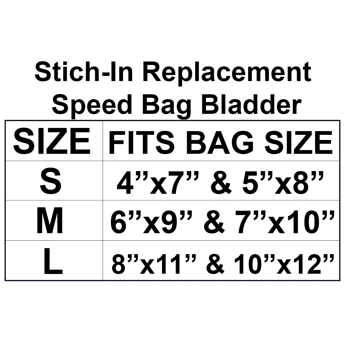 Forza Sports Stitch-In Replacement Speed Bag Bladder - Image 2