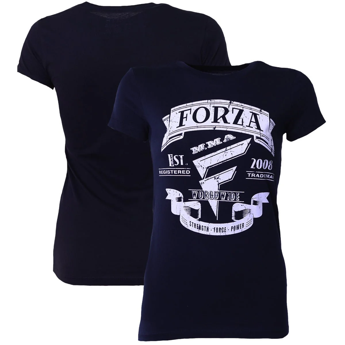 Forza Sports Women's "Origins" MMA T-Shirt - Midnight Navy