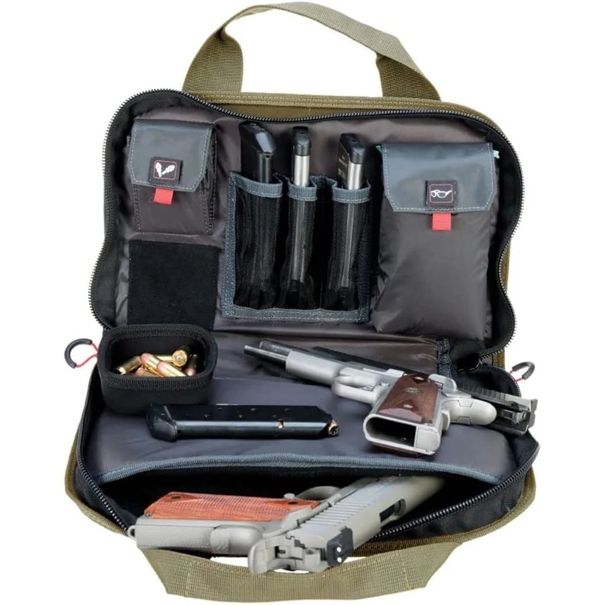 G.P.S. - Double Pistol Case With Magazine Storage & Dump Cup - Image 11