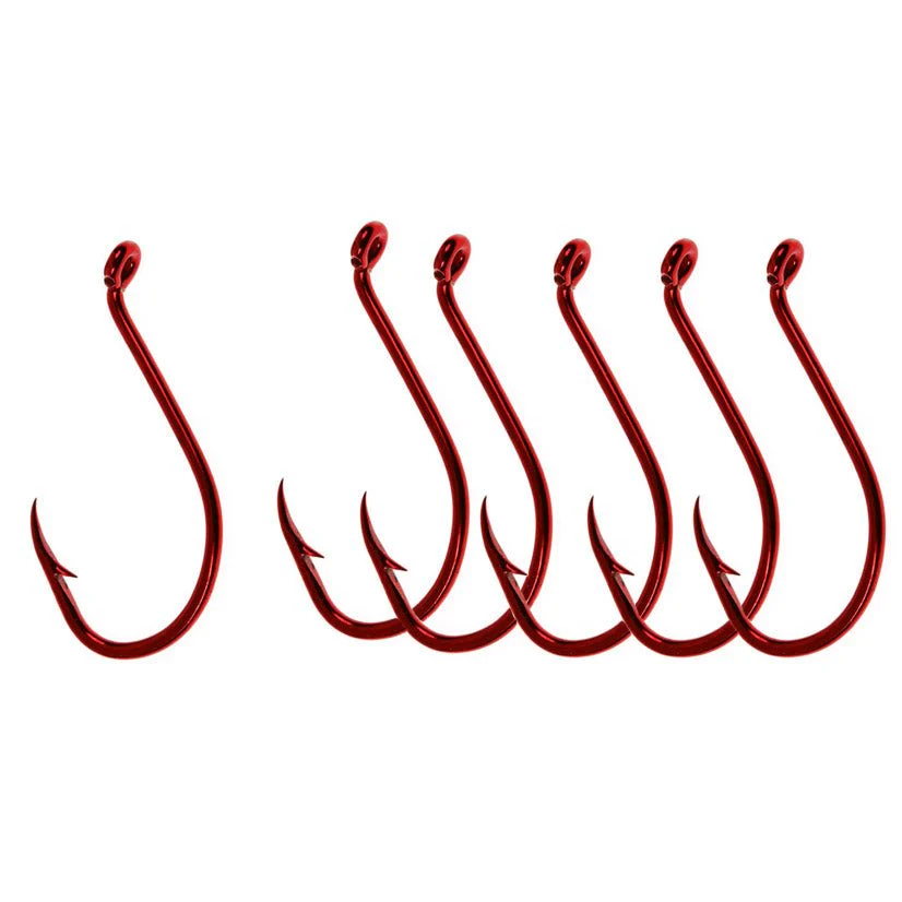 Gamakatsu Big River Bait Hooks (6 Ct) - Red