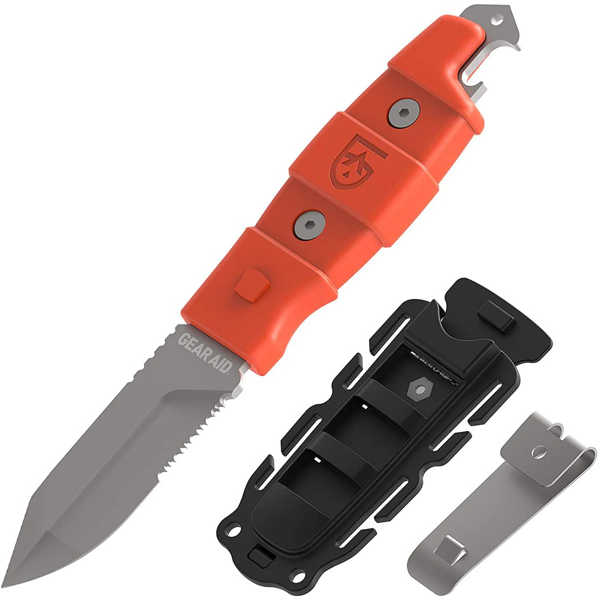 Gear Aid 3" Buri Drop Point Fixed Blade Utility Knife with Sheath - Image 4