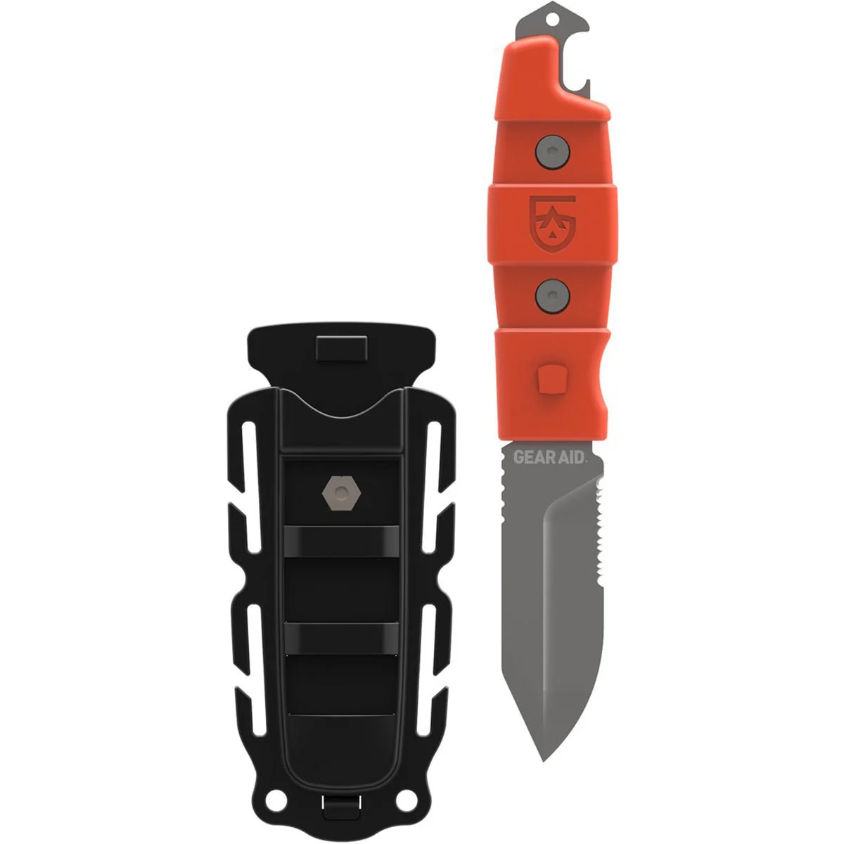 Gear Aid 3" Buri Drop Point Fixed Blade Utility Knife with Sheath - Image 6