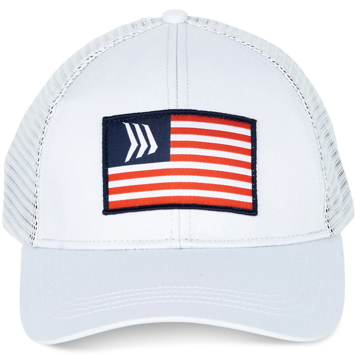 Gillz 3 Gillz Flag Curved Brim Mesh Snapback Hat - Image 5