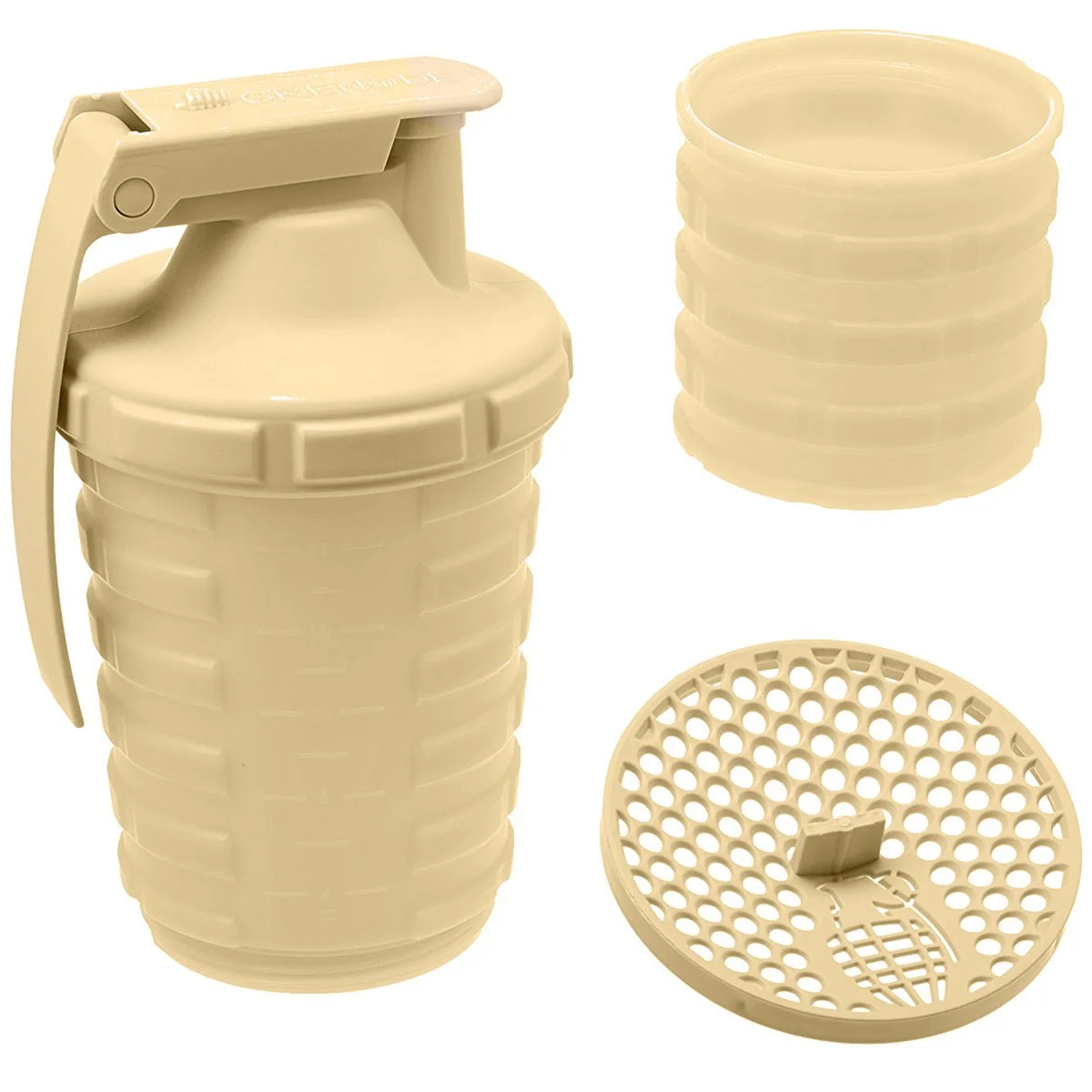 Grenade 20 oz. Shaker Blender Mixer Bottle with 600ml Protein Cup Compartment - Image 5