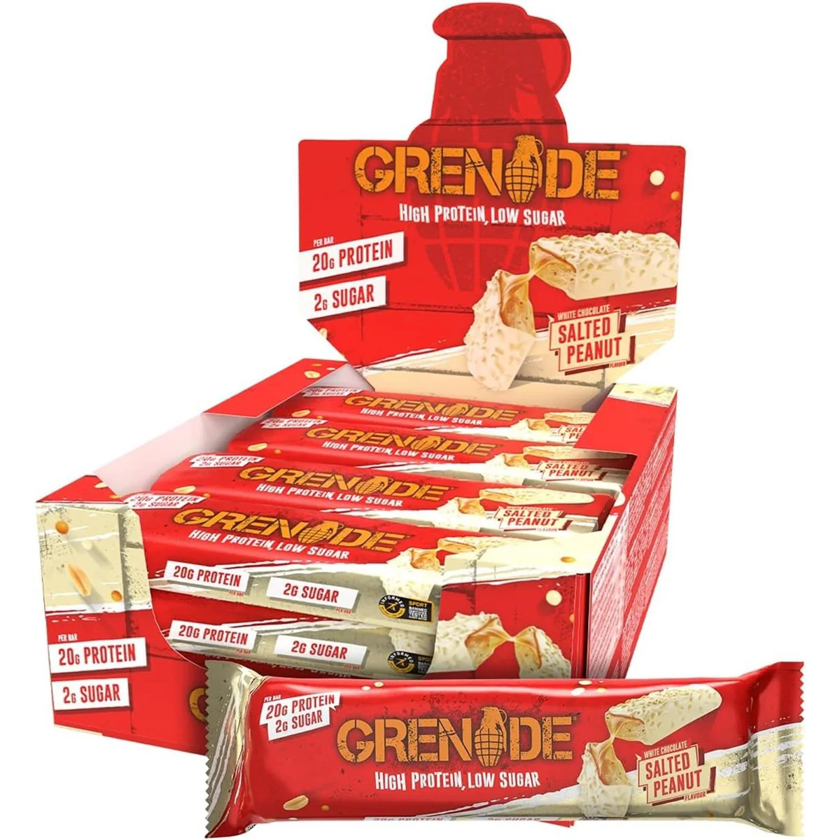 Grenade Low Sugar Protein Bars 12-Pack - Image 17