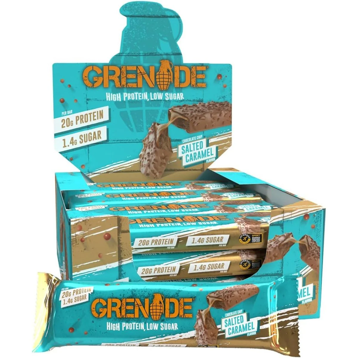 Grenade Low Sugar Protein Bars 12-Pack - Image 19