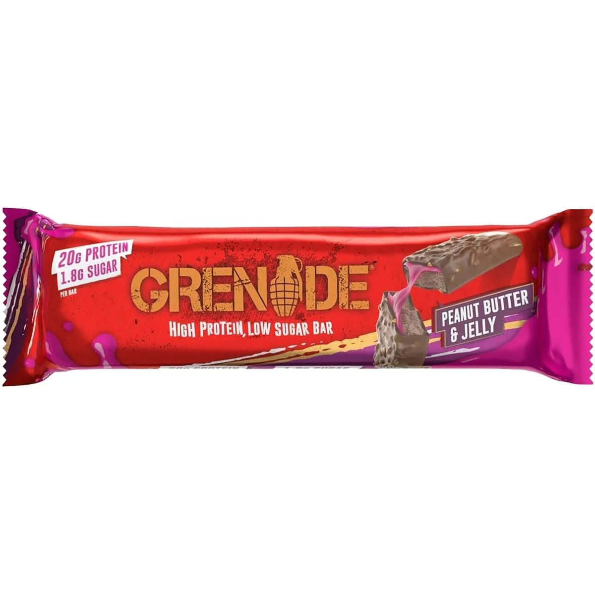 Grenade Low Sugar Protein Bars 12-Pack - Image 26