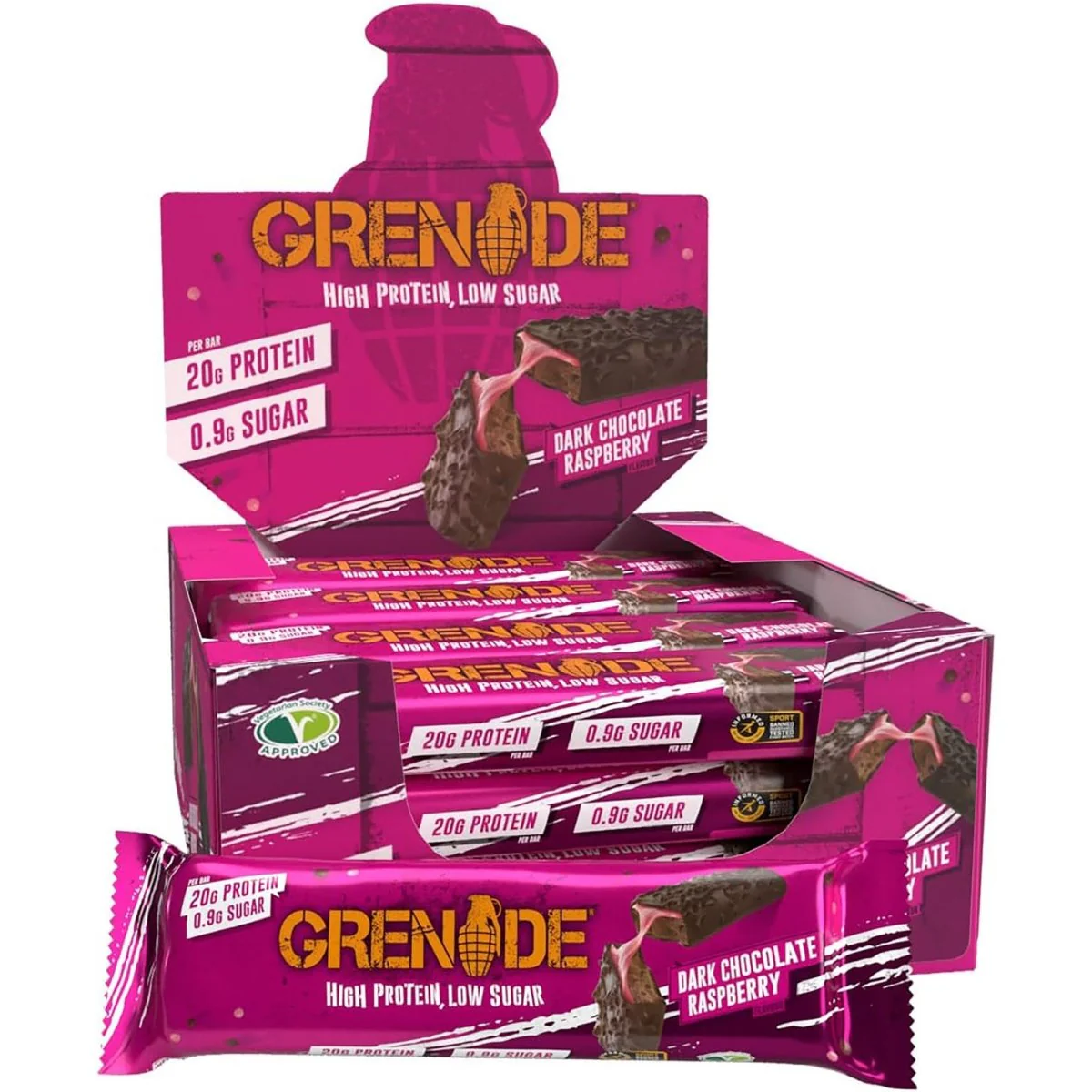 Grenade Low Sugar Protein Bars 12-Pack - Image 5