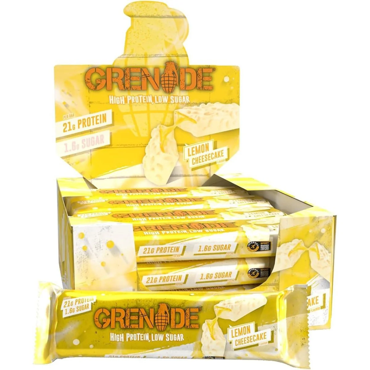 Grenade Low Sugar Protein Bars 12-Pack - Image 7