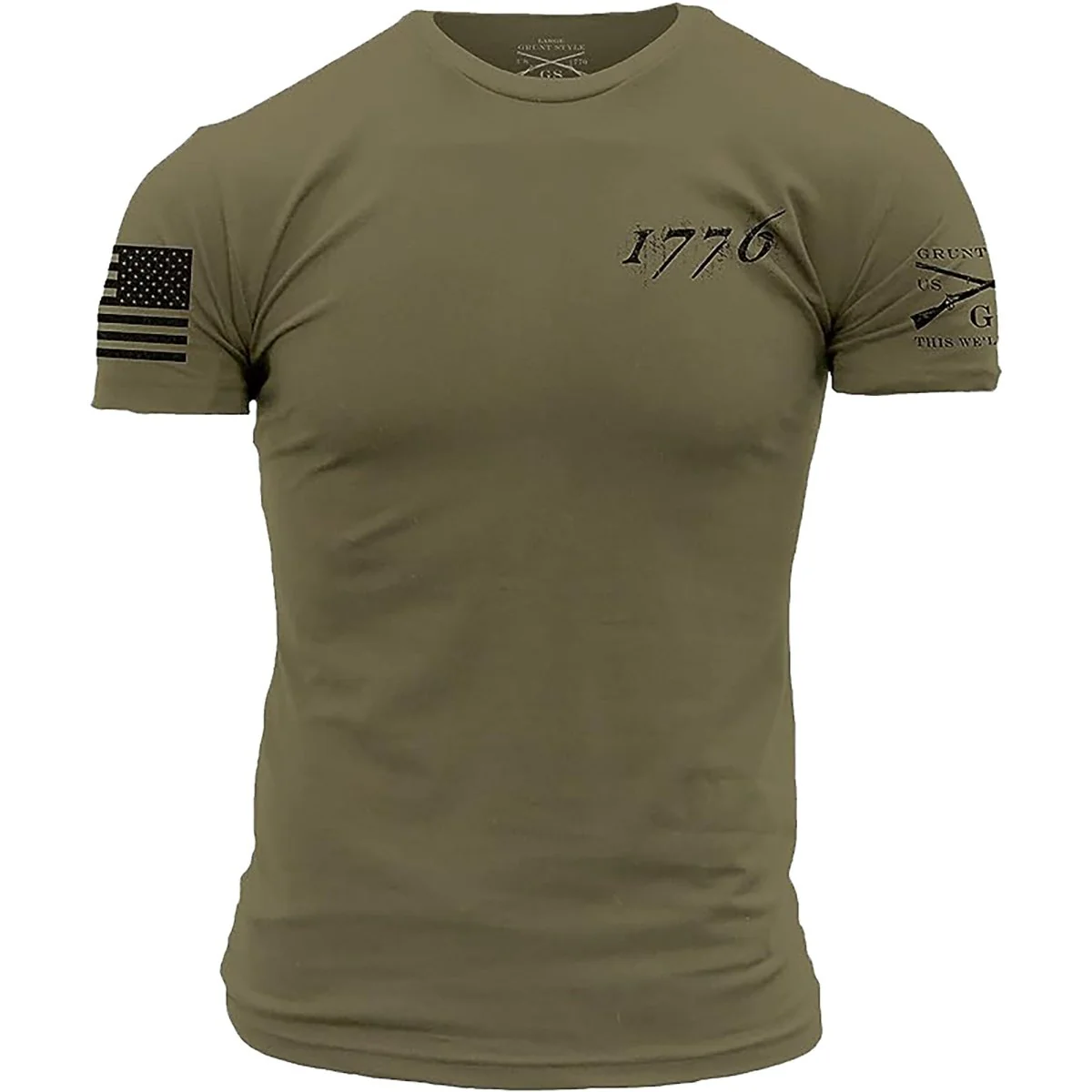 Grunt Style 1776 Flag T-Shirt - Image 9
