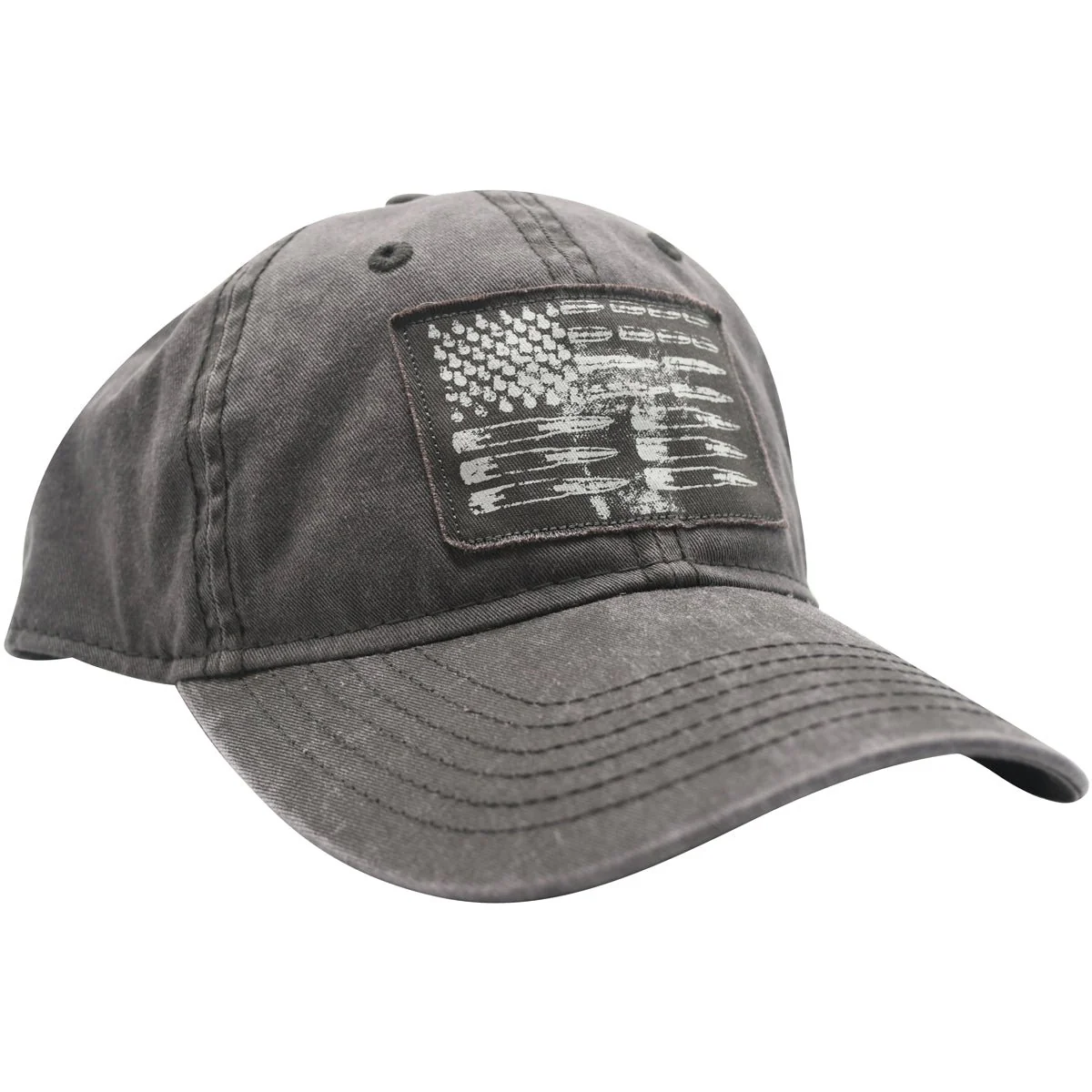 Grunt Style Ammo Flag Patch Hat - Black