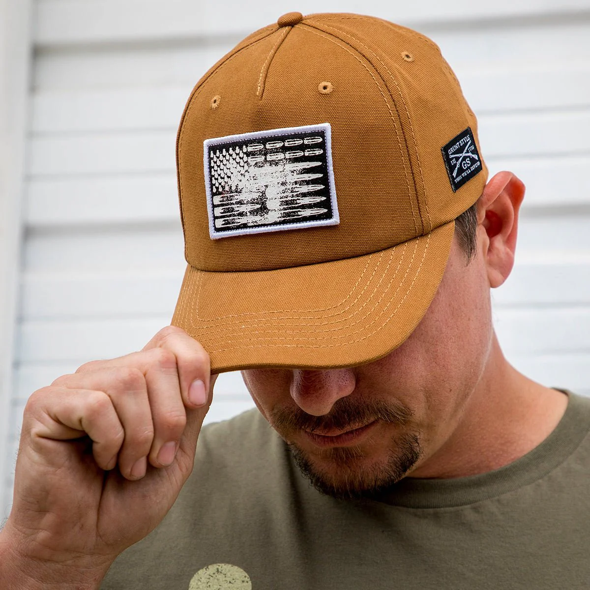 Grunt Style Ammo Flag Twill Hat - Brown - Image 2