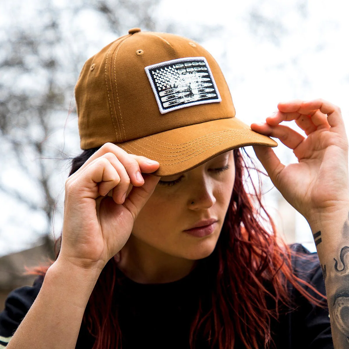 Grunt Style Ammo Flag Twill Hat - Brown - Image 3