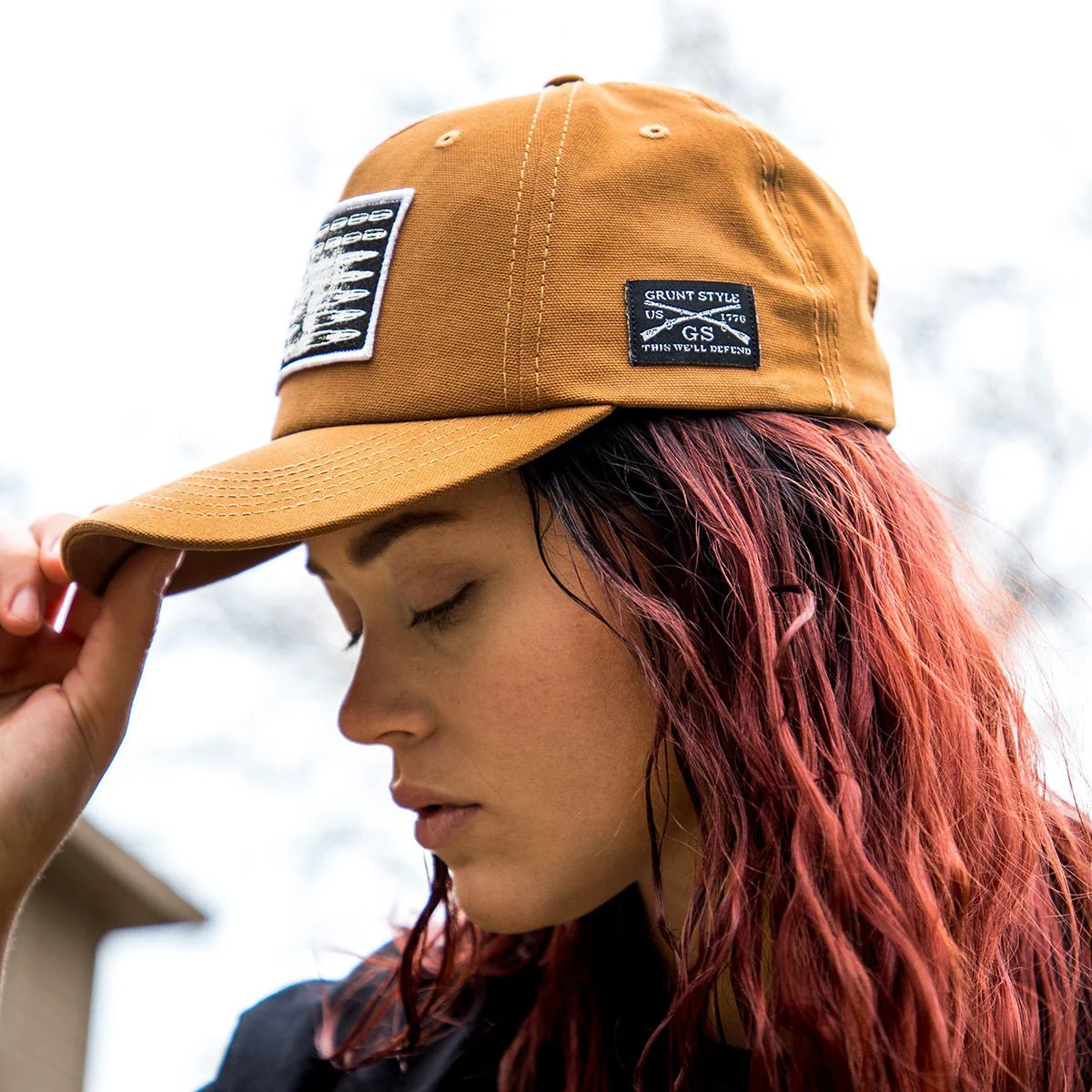 Grunt Style Ammo Flag Twill Hat - Brown - Image 4