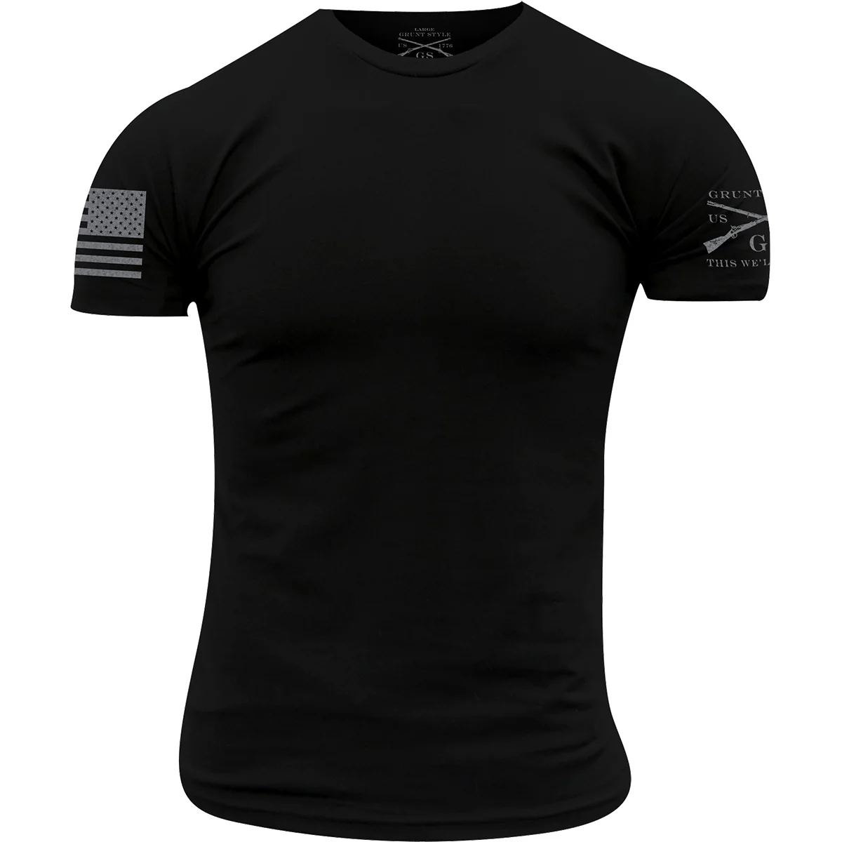 Grunt Style Army - Basic Back Logo T-Shirt - Black - Image 2