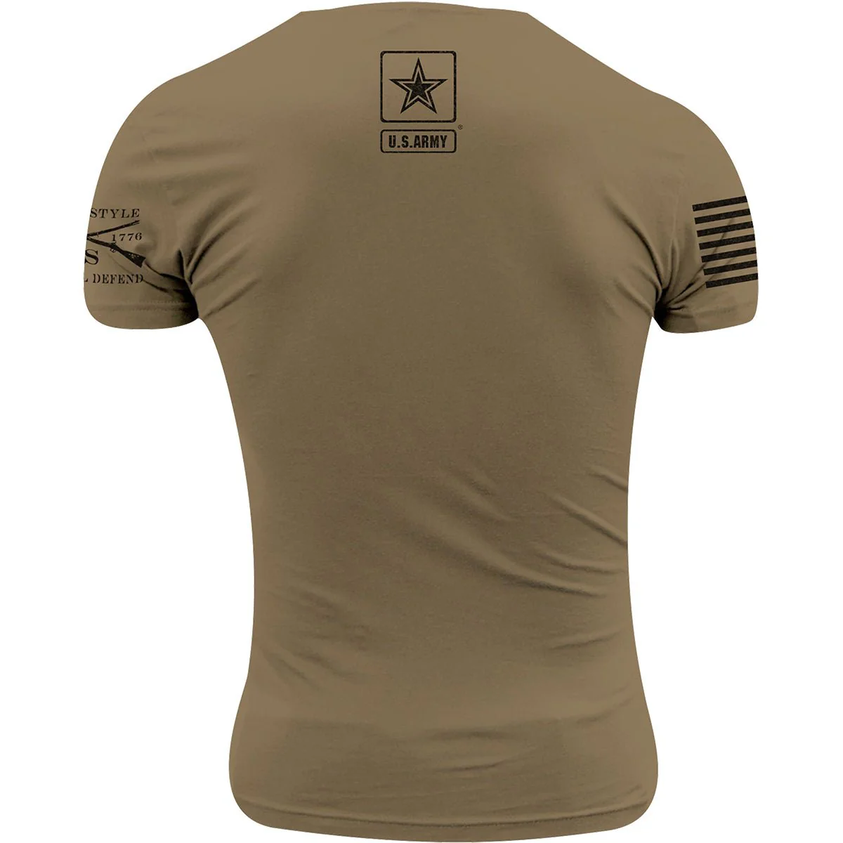 Grunt Style Army - Basic Back Logo T-Shirt - Tan 499 - Image 3