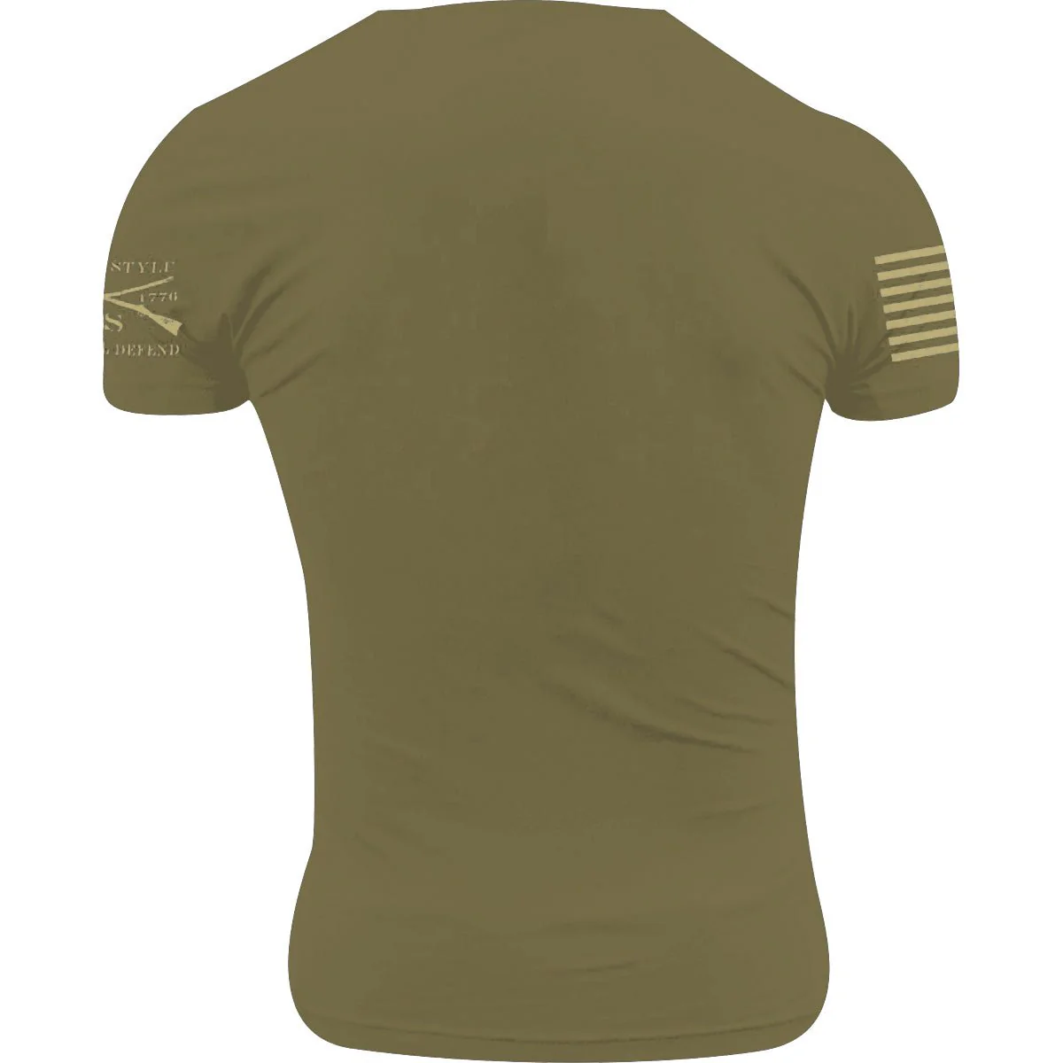 Grunt Style Army - Vertical T-Shirt - Tan 499 - Image 2
