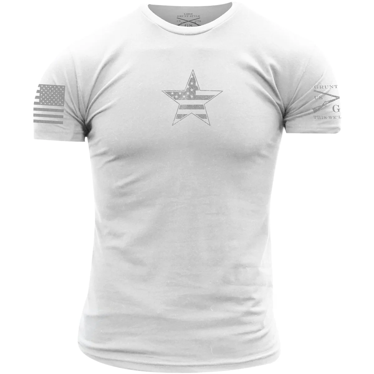 Grunt Style Basic American Star T-Shirt - Image 4