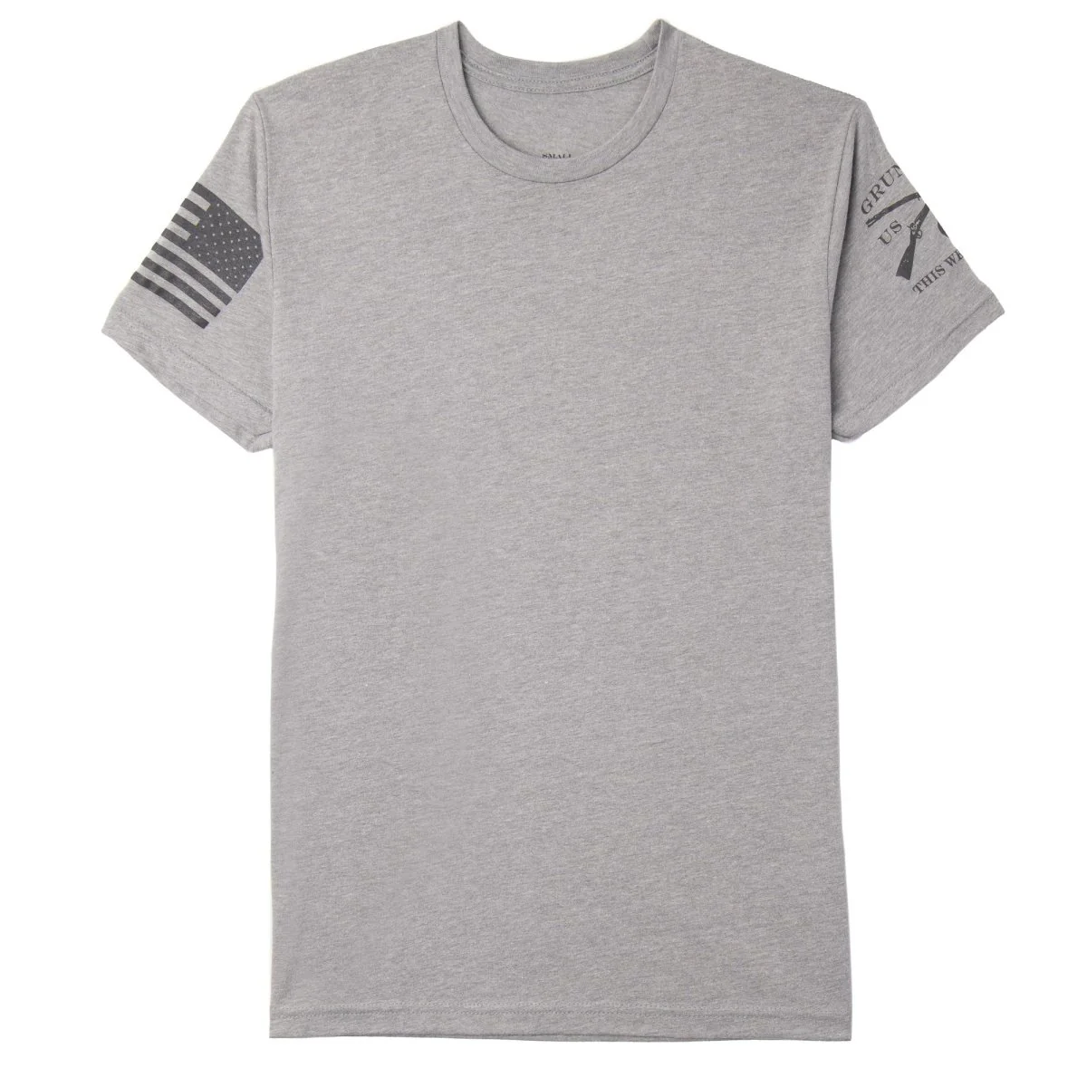 Grunt Style Basic Crewneck T-Shirt - Dark Heather Gray