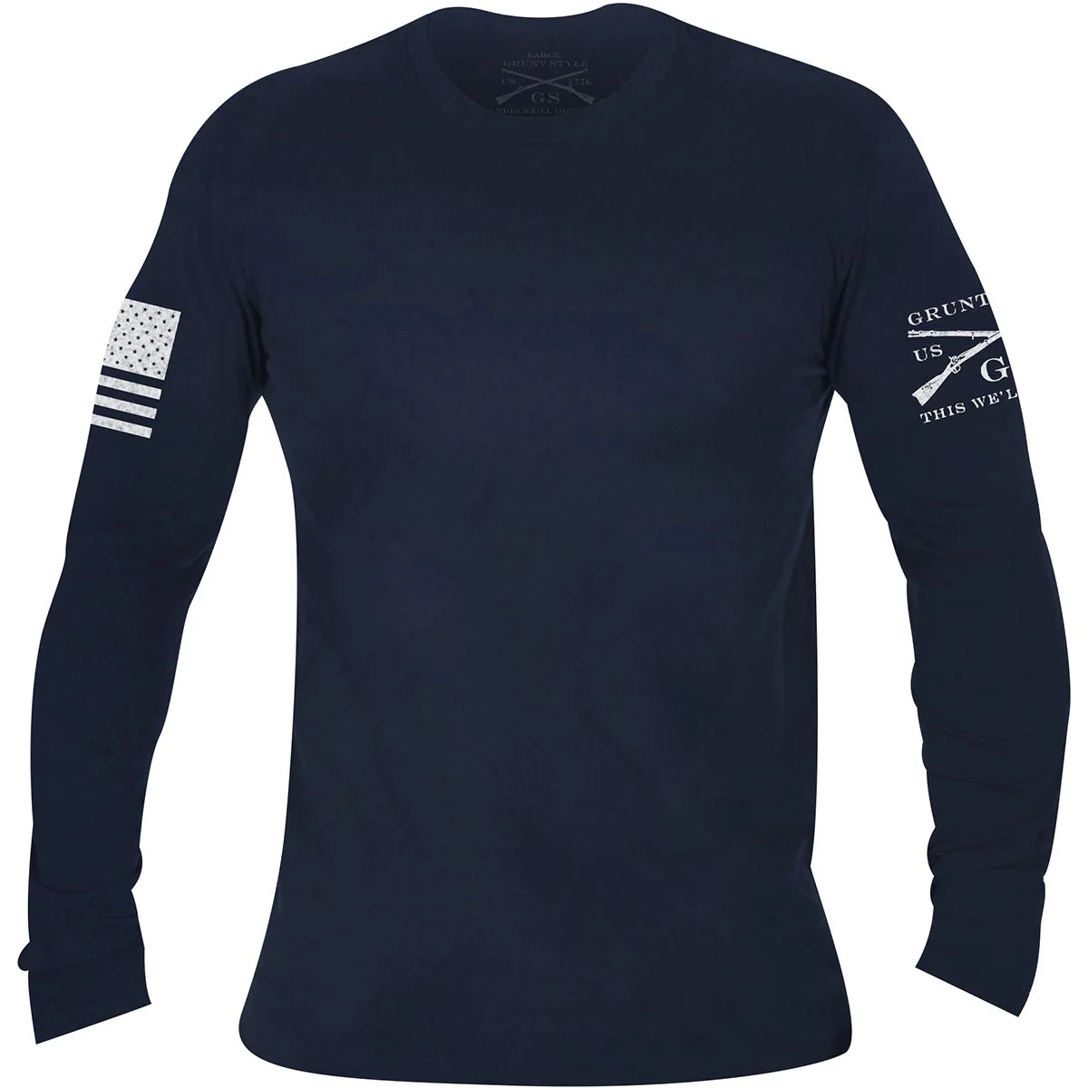Grunt Style Basic Long Sleeve T-Shirt - Navy